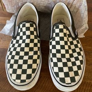 Vans Checkerboard Slip-On Shoes